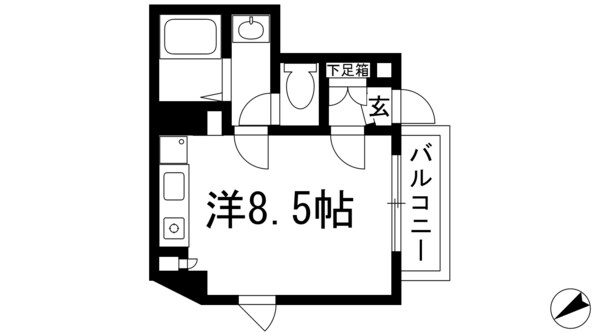 シティハウス高司の物件間取画像